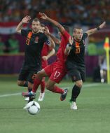 Rafael van der Vaart , Luis Nani and Wesley Sneijder
