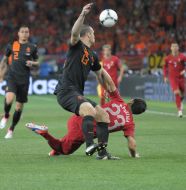 Helder Postiga and Ron Vlaar
