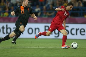 Helder Postiga and Ron Vlaar