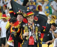 Fans of to the team of Germany 