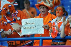 Fans of the team of  Holland