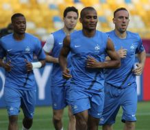 Franck Ribery and Florent Malouda
