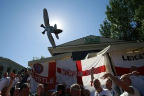 England soccer team fans