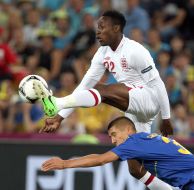 Yevhen Khacheridi and Danny Welbeck