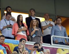 Viktor Yushchenko with his family