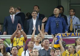 Vadim Novinskiy, Vladimir Boyko, Igor Krutoy and Sergey Taruta