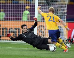 Christian Wilhelmsson and Hugo Lloris