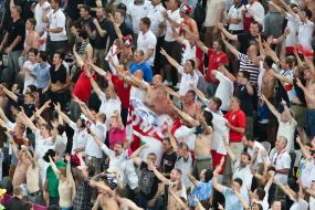 Fans of the National football team of England 