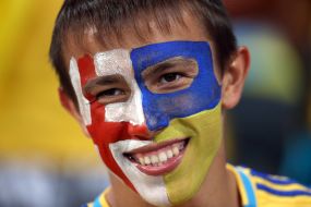 Fan of the National football team of Ukraine