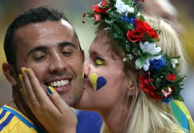 Fans of the National football team of Ukraine