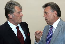Viktor Yushchenko and Sergey Kivalov
