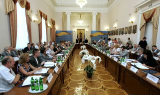 Participants of the first meeting of the Constitutional assembly