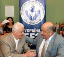 Leonid Kravchuk and Valeriy Yevdokimov