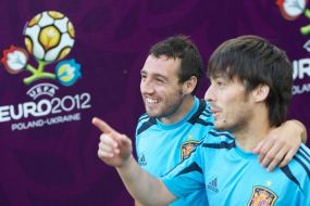David Silva and Santi Cazorla