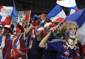 Болельщики сборной Франции