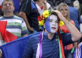 Болельщик сборной Франции