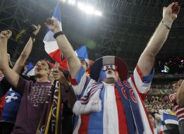 Болельщики сборной Франции