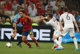 Хави Эрнандес и Франк Рибери