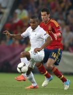 Sergio Busquet and Florent Malouda