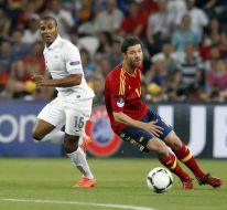 Xabi Alonso and Florent Malouda