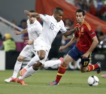 Alvaro Arbeloa and Florent Malouda