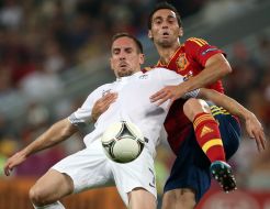 Alvaro Arbeloa and Franck Ribery