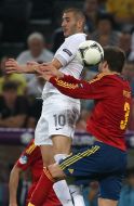 Gerard Pique and Karim Benzema