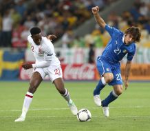Danny Welbeck and Andrea Pirlo