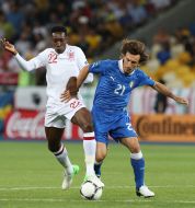 Danny Welbeck and Andrea Pirlo