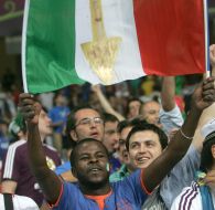 Fans of Italy national soccer team