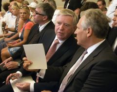 Aleksandr Kvasnevskiy and Pat Cox