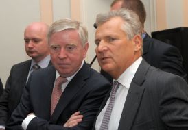 Aleksandr Kvasnevskiy and Pat Cox