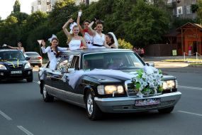 Participants of the 5th Parade of fiancees