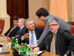 Олександр Квасневский та Пет Кокс