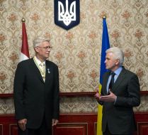 Vladimir Litvin and Valdis Zatlers