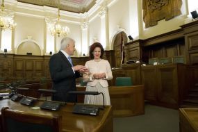 Solvita Aboltina and Vladimir Litvin