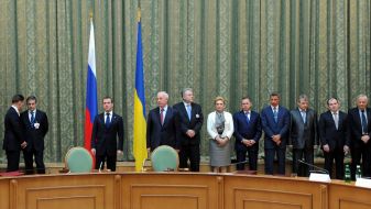 Dmitriy Medvedev and Nikolay Azarov