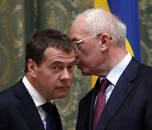 Dmitriy Medvedev and Nikolay Azarov