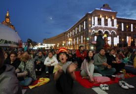 Футбольные болельщики 