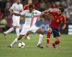 Nani  and Jordi Alba