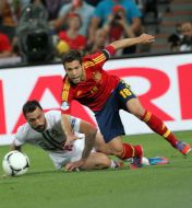 Hugo Almeida and Jordi Alba