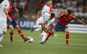 Nani  and Jordi Alba