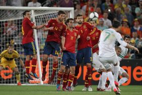 Playing moment of match