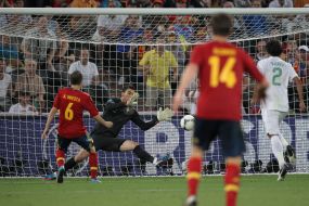 Playing moment of match