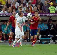 Fabio Coentrao and David Silva