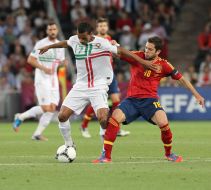 Nani  and Jordi Alba