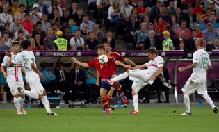 Fabio Coentrao and David Silva