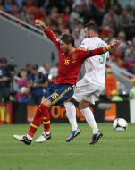 Hugo Almeida and Sergio Ramos