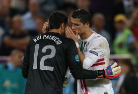 Cristiano Ronaldo and Rui Patricio