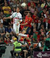 Cristiano Ronaldo and Alvaro Arbeloa